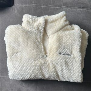 Columbia Off-White Fleece Jacket